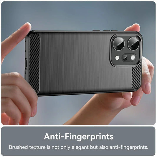 Ovitek za Oppo Reno14 Pro, Techsuit, Karbon, Črn