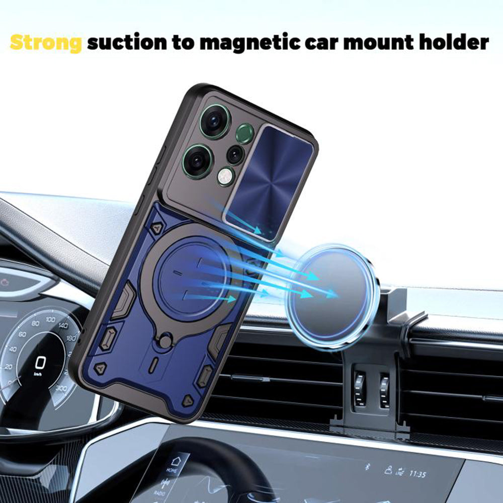 Case for Oppo Reno14, Techsuit, CamGuard Pro, Blue