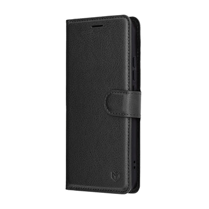 Ovitek za Oppo Reno14, Techsuit, Leather Folio, Črn