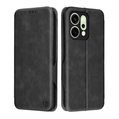 Ovitek za Oppo Reno14, Techsuit, Safe Wallet Plus, Črn
