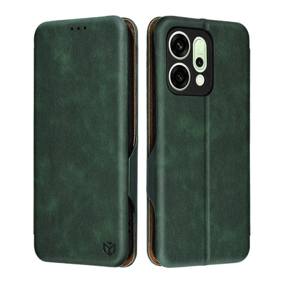 Ovitek za Oppo Reno14, Techsuit, Safe Wallet Plus, Zelen