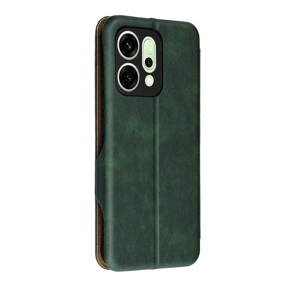 Ovitek za Oppo Reno14, Techsuit, Safe Wallet Plus, Zelen