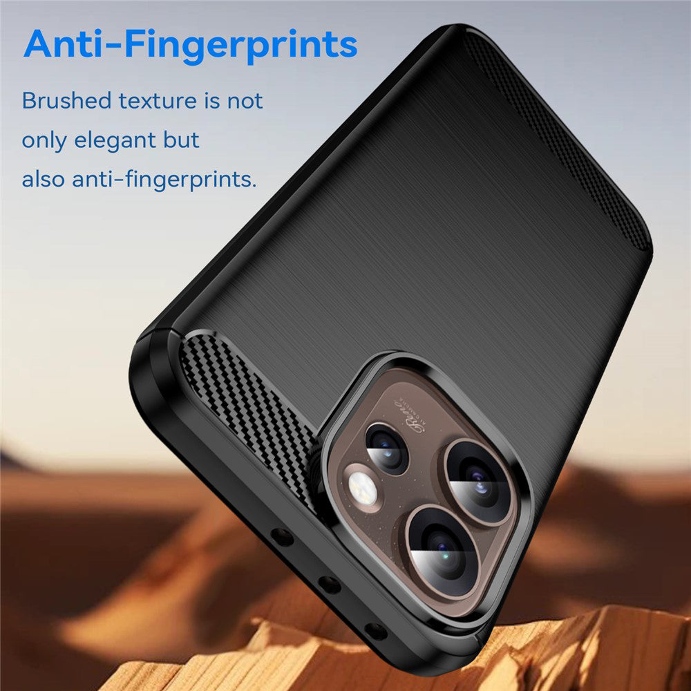 Ovitek za Oppo Reno15 Pro Max, Techsuit, Carbon, Črn