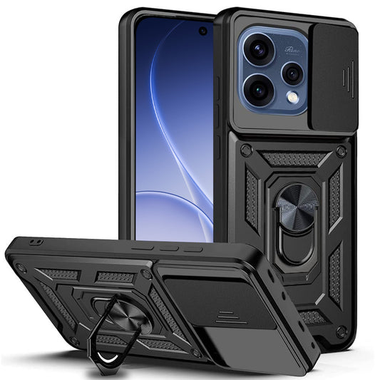 Ovitek za Oppo Reno15, Techsuit, CamShield, Črn