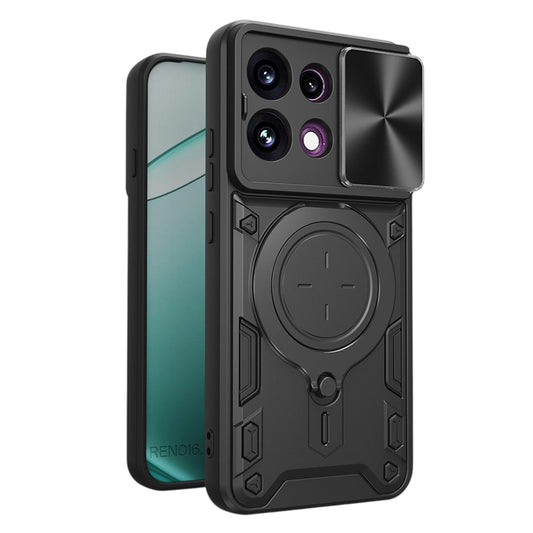 Ovitek za Oppo Reno16 F / Reno16 FS, Techsuit, CamGuard Pro, Črn
