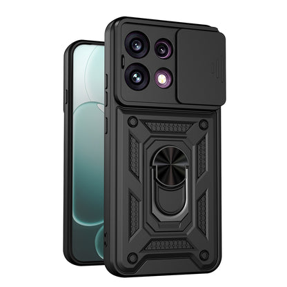 Ovitek za Oppo Reno16 F / Reno16 FS, Techsuit, CamShield, Črn
