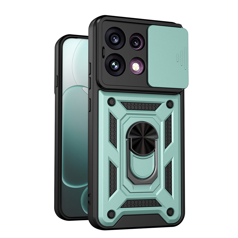 Ovitek za Oppo Reno16 F / Reno16 FS, Techsuit, CamShield, Zelen