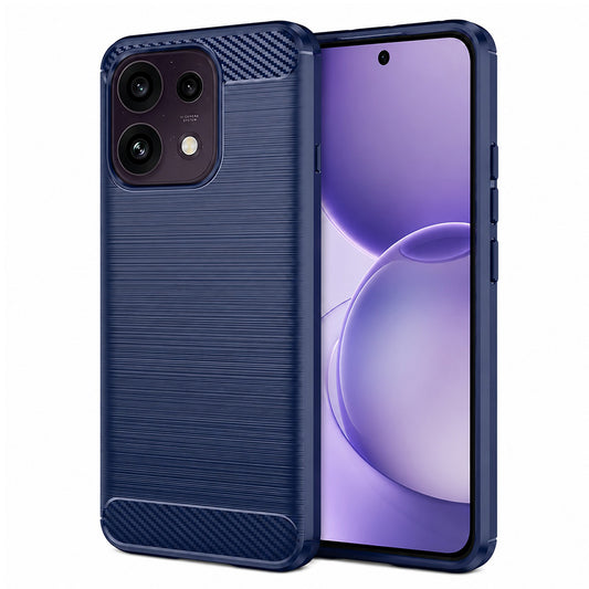 Ovitek za Oppo Reno16 F / Reno16 FS, Techsuit, Karbon, Modra