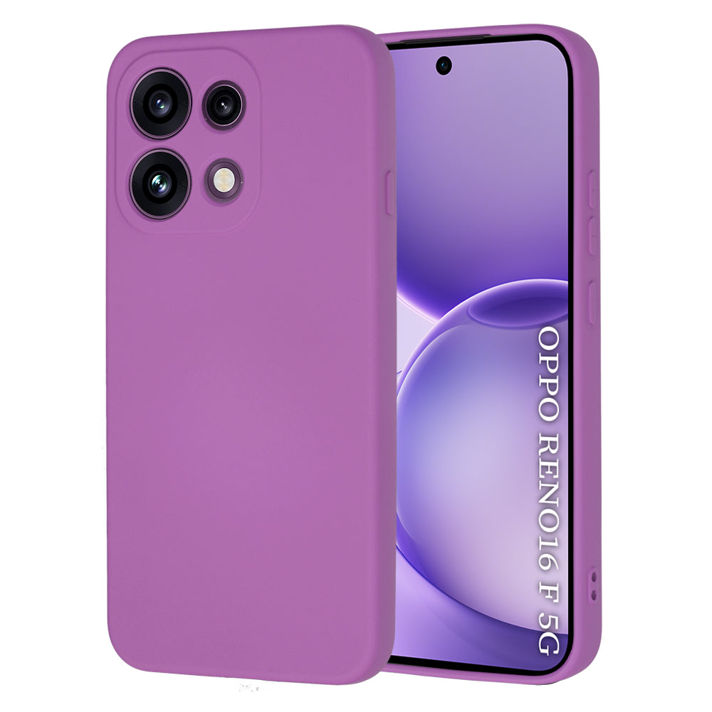 Ovitek za Oppo Reno16 F / Reno16 FS, Techsuit, SoftFlex, Vijoličen