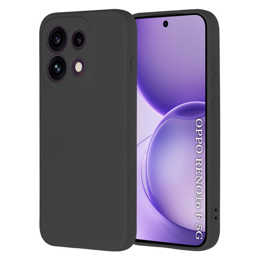 Ovitek za Oppo Reno16 F / Reno16 FS, Techsuit, SoftFlex, Črn