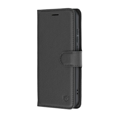 Case for Oppo Reno16 Pro, Techsuit, Leather Folio, Black