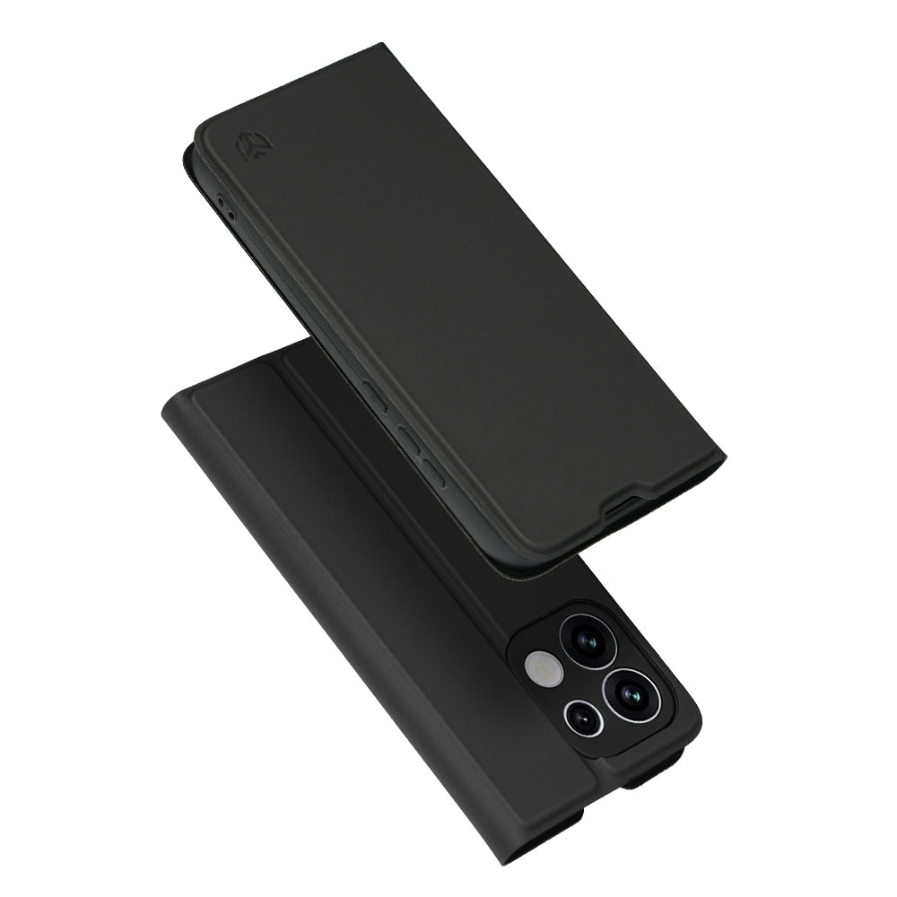 Case for Oppo Reno16 Pro, Techsuit, Magskin Book, Black