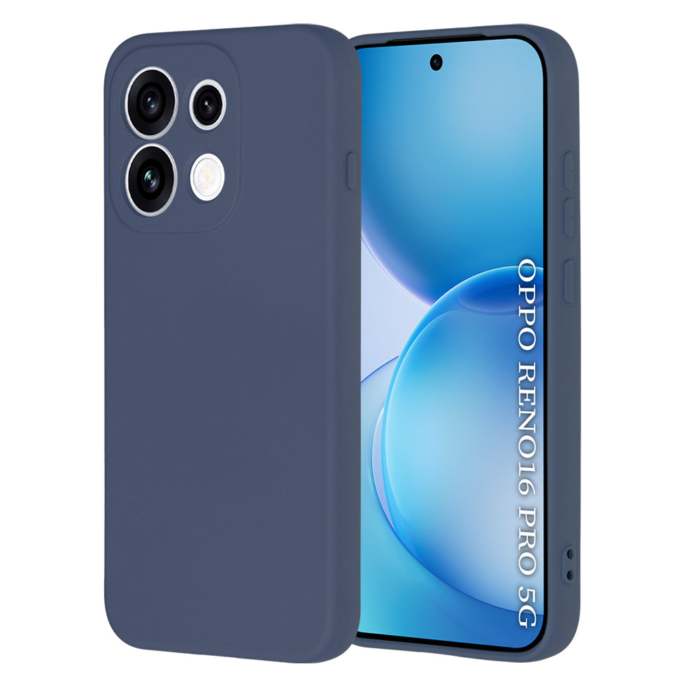 Case for Oppo Reno16 Pro, Techsuit, SoftFlex, Navy Blue