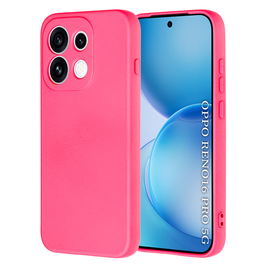 Ovitek za Oppo Reno16 Pro, Techsuit, SoftFlex, Temno roza