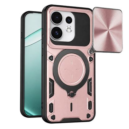 Ovitek za Oppo Reno16 / Reno16 Pro, Techsuit, CamGuard Pro, rožnato zlata