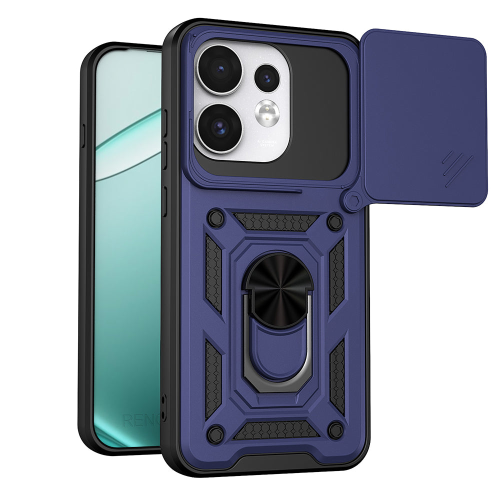 Ovitek za Oppo Reno16 / Reno16 Pro, Techsuit, CamShield, modra