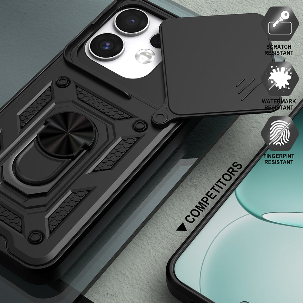 Ovitek za Oppo Reno16 / Reno16 Pro, Techsuit, CamShield, modra