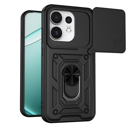Ovitek za Oppo Reno16 / Reno16 Pro, Techsuit, CamShield, Črn