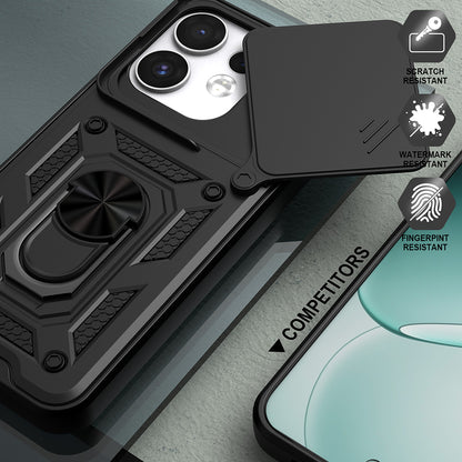Ovitek za Oppo Reno16 / Reno16 Pro, Techsuit, CamShield, Črn