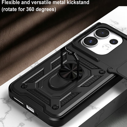 Ovitek za Oppo Reno16 / Reno16 Pro, Techsuit, CamShield, Črn