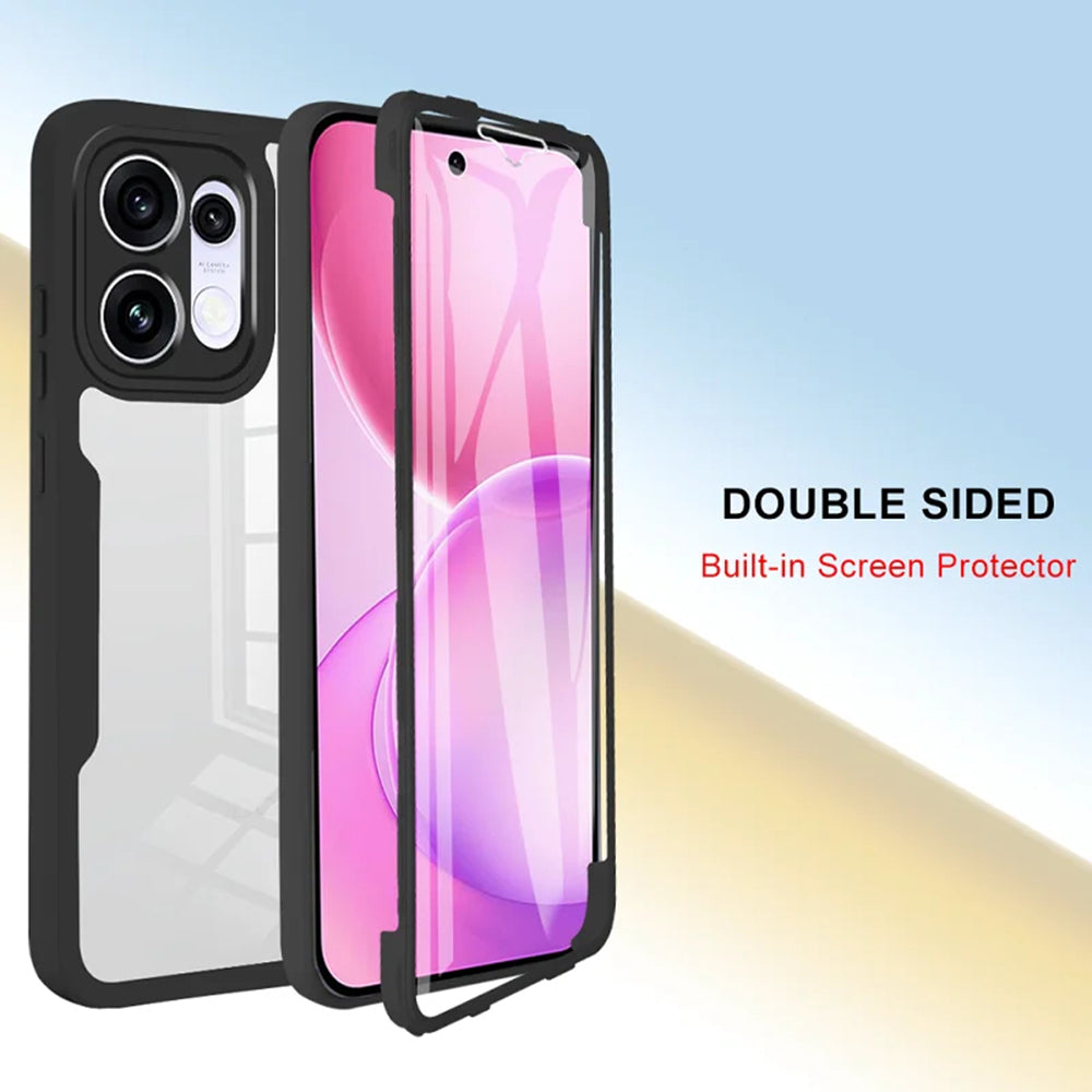 Ovitek za Oppo Reno16 / Reno16 Pro, Techsuit, ColorVerse 360, Črn