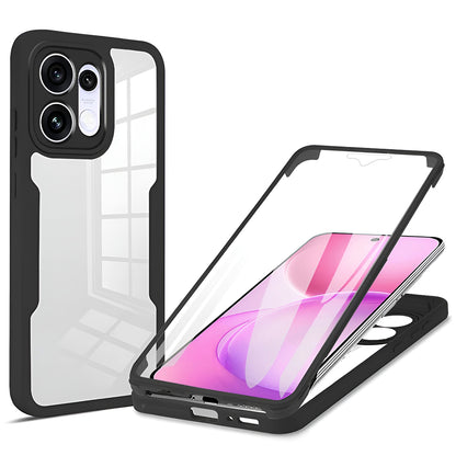 Ovitek za Oppo Reno16 / Reno16 Pro, Techsuit, ColorVerse 360, Črn