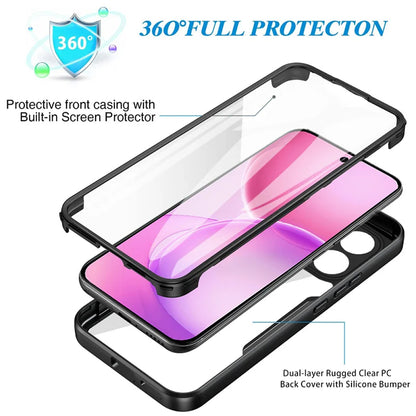 Ovitek za Oppo Reno16 / Reno16 Pro, Techsuit, ColorVerse 360, Črn