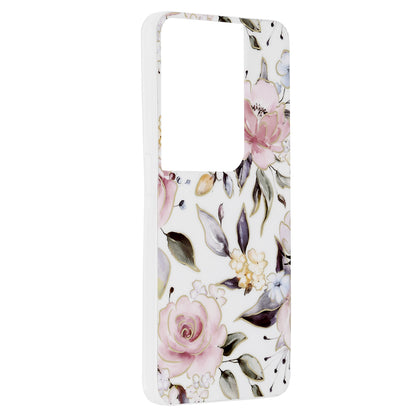 Case for Oppo Reno8 Pro, Techsuit, Marble, White