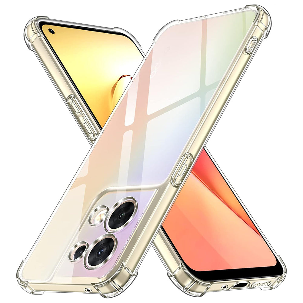 Ovitek za Oppo Reno8, Techsuit, Proti udarcem Prozoren, Prosojen