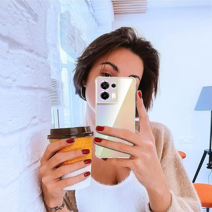 Ovitek za Oppo Reno8, Techsuit, Proti udarcem Prozoren, Prosojen