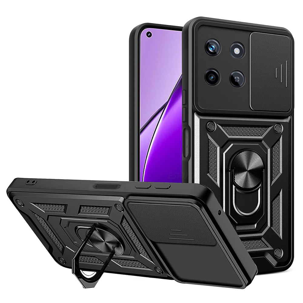 Ovitek za Realme 11 4G, Techsuit, CamShield, Črn