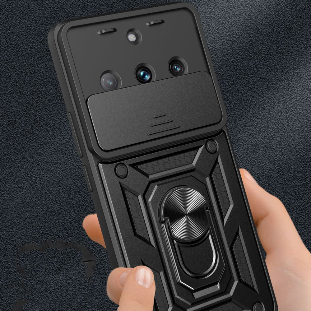 Ovitek za Realme 11 4G, Techsuit, CamShield, Črn