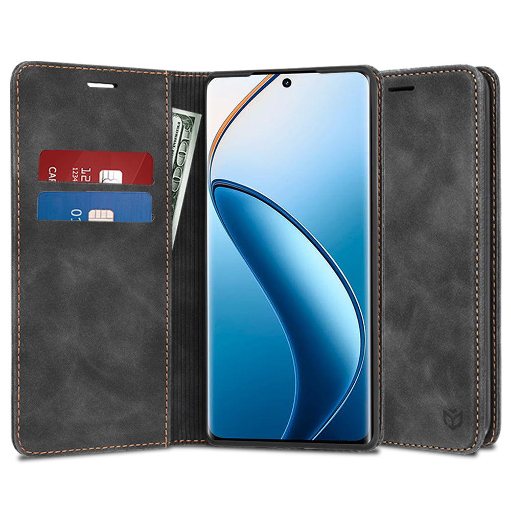Ovitek za Realme 12 Pro / 12 Pro+, Techsuit, Confy, Črn