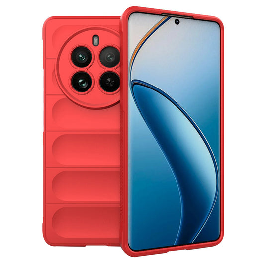 Ovitek za Realme 12 Pro / 12 Pro+, Techsuit, Magic Shield, rdeč