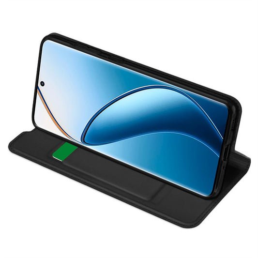 Ovitek za Realme 12 Pro / 12 Pro+, Techsuit, Magskin Book, Črn