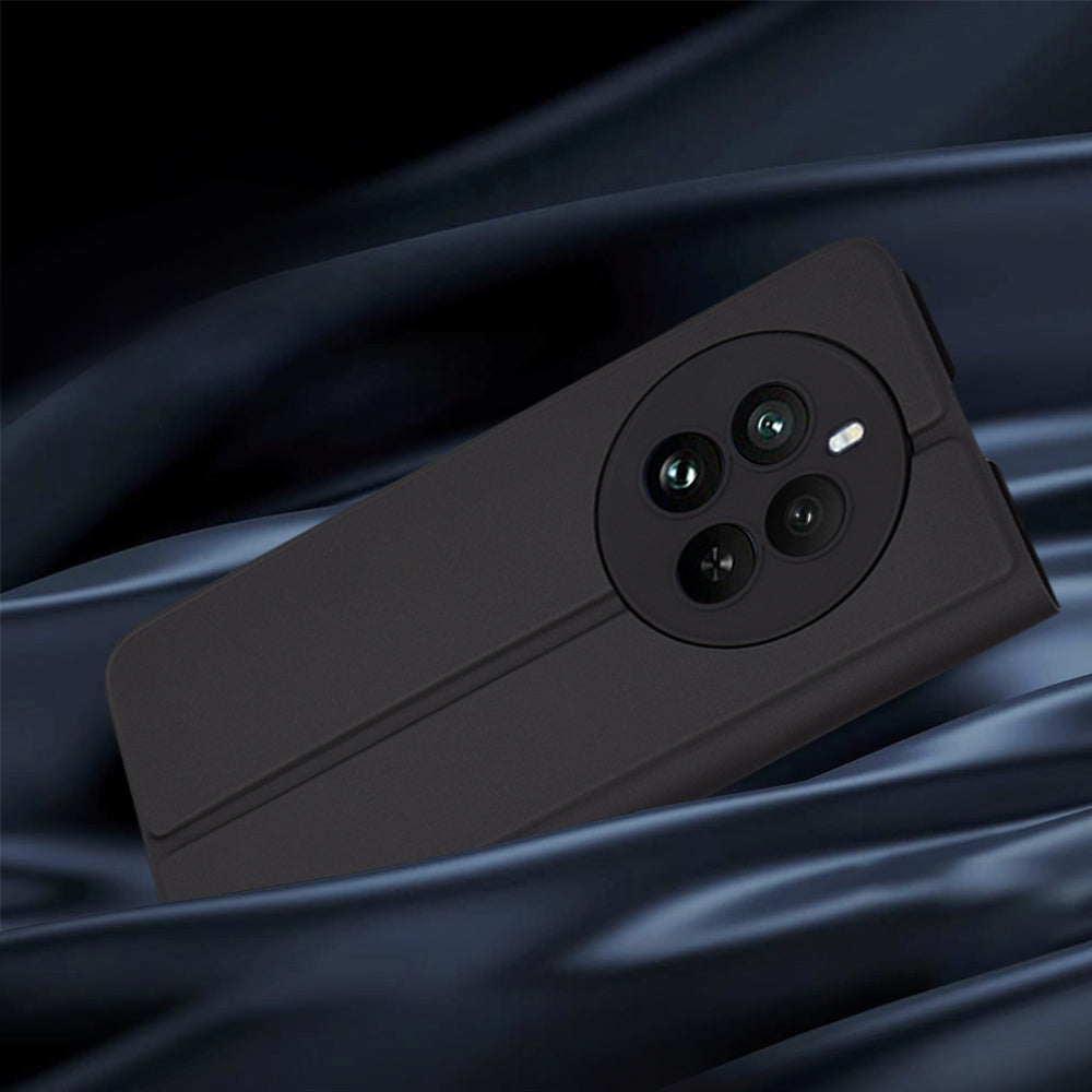 Ovitek za Realme 12 Pro / 12 Pro+, Techsuit, Magskin Book, Črn