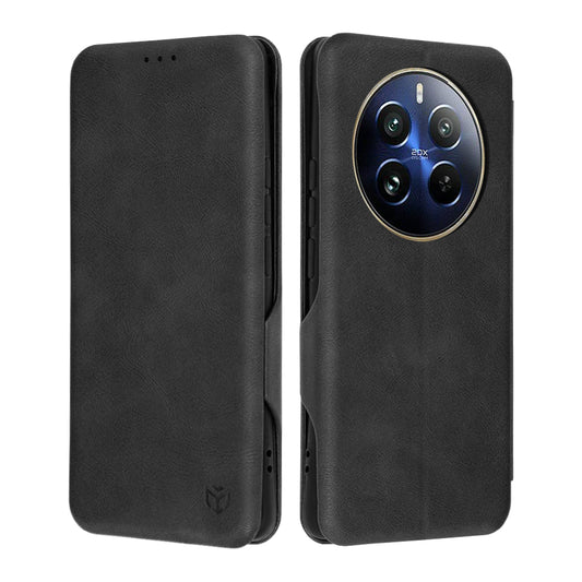Ovitek za Realme 12 Pro / 12 Pro+, Techsuit, Safe Wallet Plus, Črn