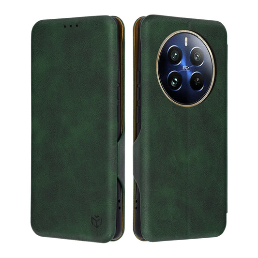 Ovitek za Realme 12 Pro / 12 Pro+, Techsuit, Safe Wallet Plus, Zeleno
