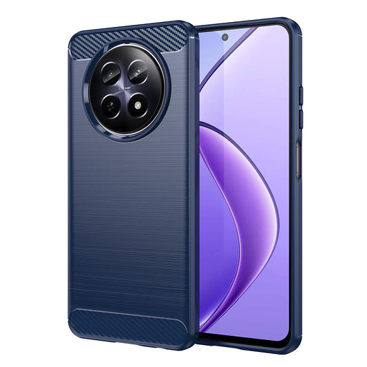 Ovitek za Realme 12, Techsuit, Karbon, Modra