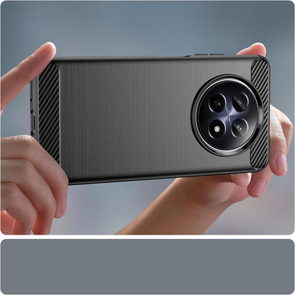 Case for Realme 12, Techsuit, Carbon, Blue