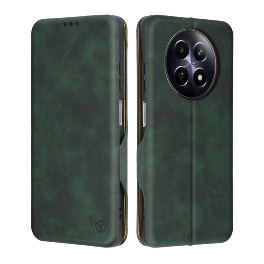 Ovitek za Realme 12x / 12, Techsuit, Safe Wallet Plus, Zeleno