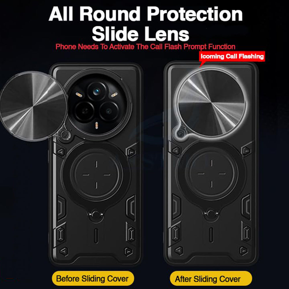 Ovitek za Realme 14 Pro+, Techsuit, CamGuard Pro, Črn