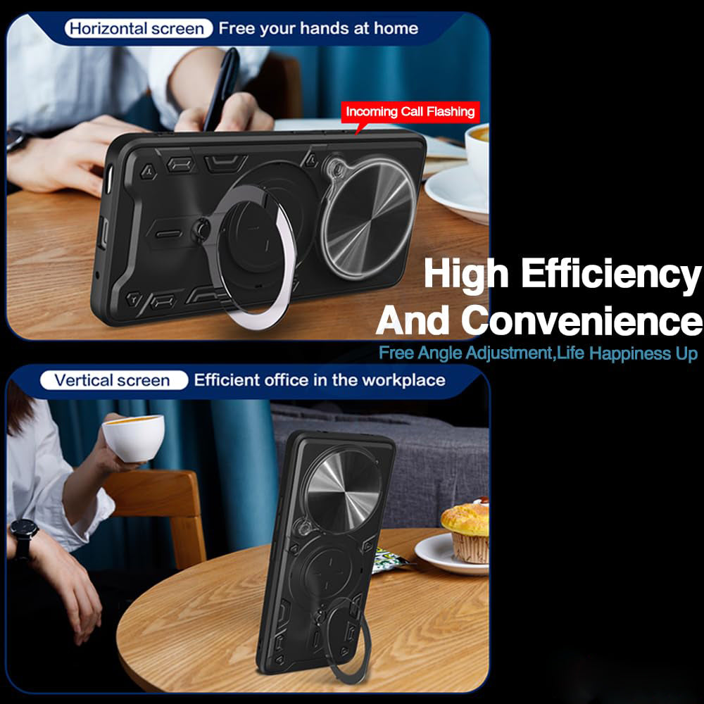 Ovitek za Realme 14 Pro+, Techsuit, CamGuard Pro, Črn