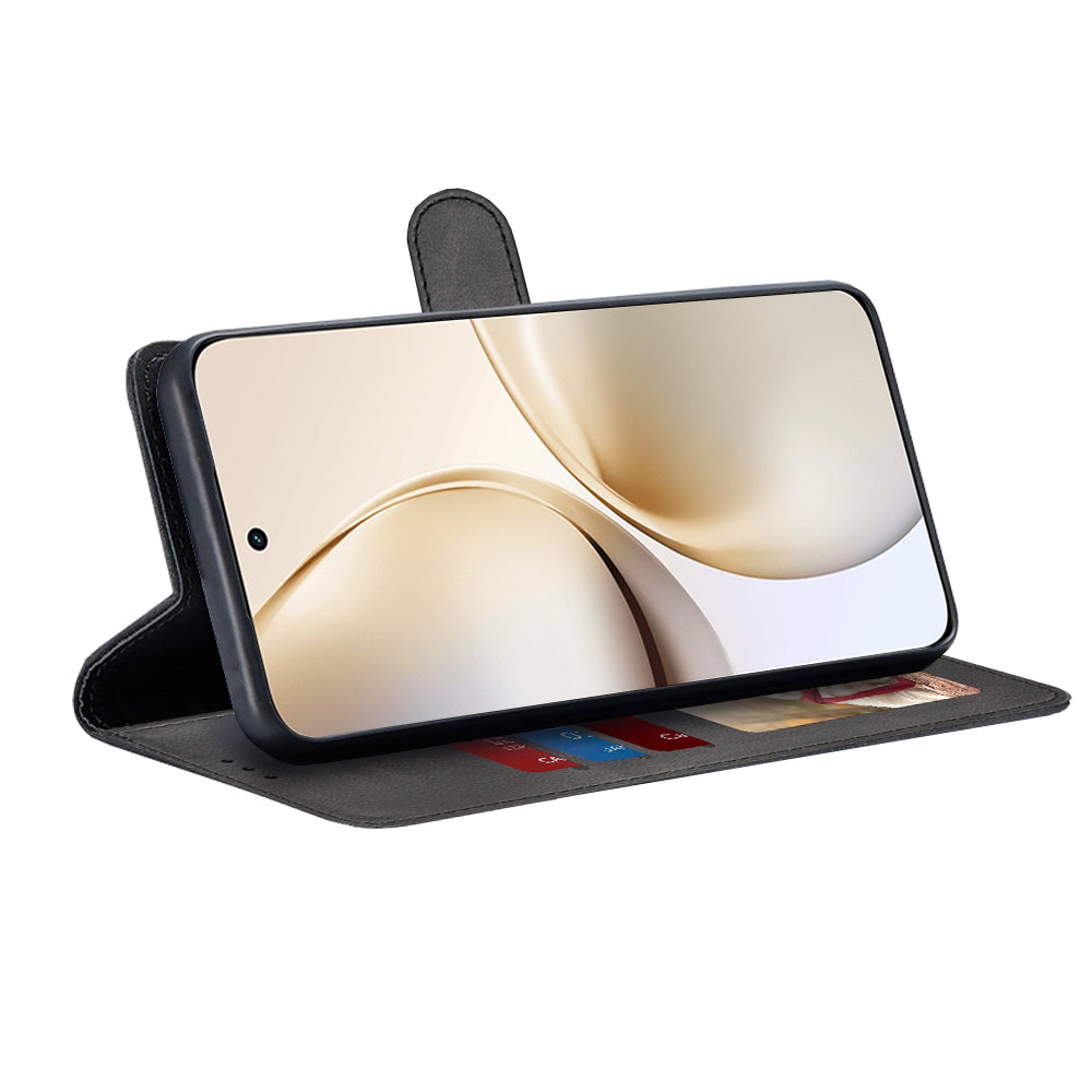 Ovitek za Realme 14 Pro+, Techsuit, Diary Book, Črn