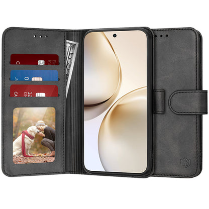 Ovitek za Realme 14 Pro+, Techsuit, Diary Book, Črn