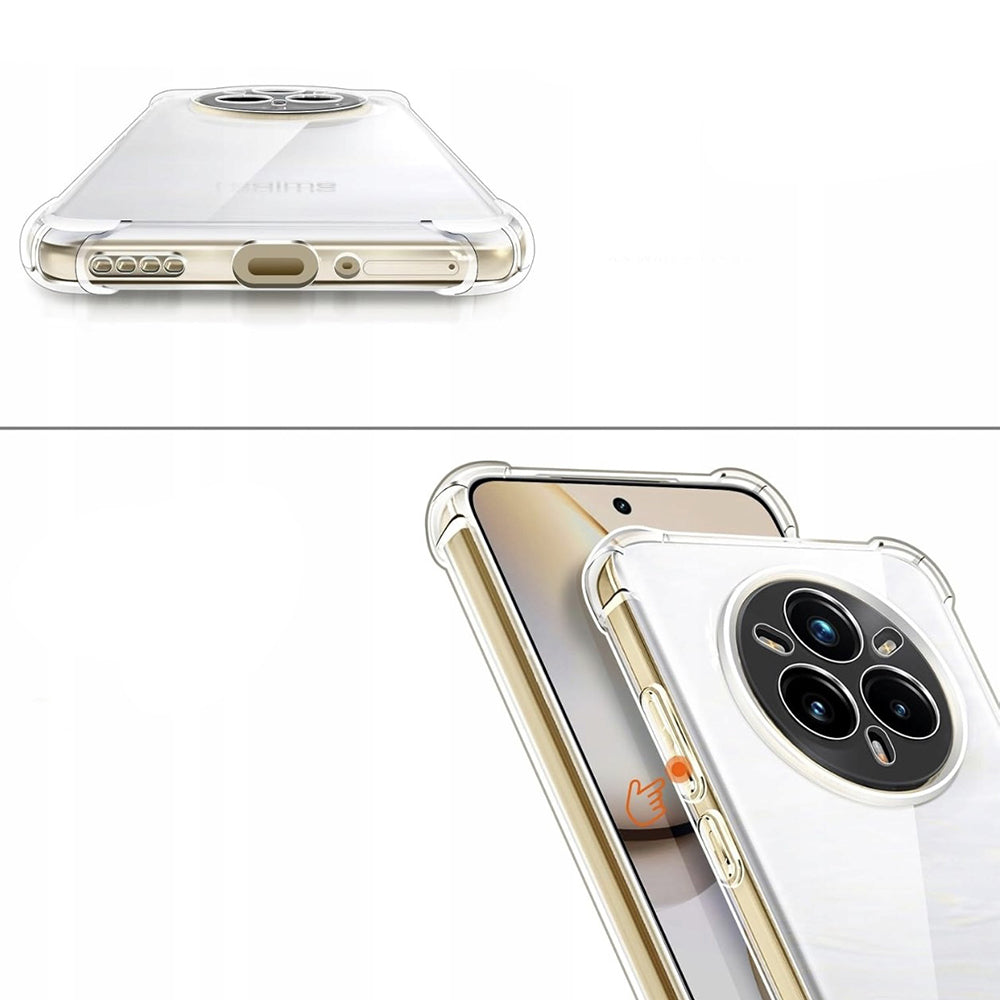 Ovitek za Realme 14 Pro+, Techsuit, Proti udarcem Prozoren
