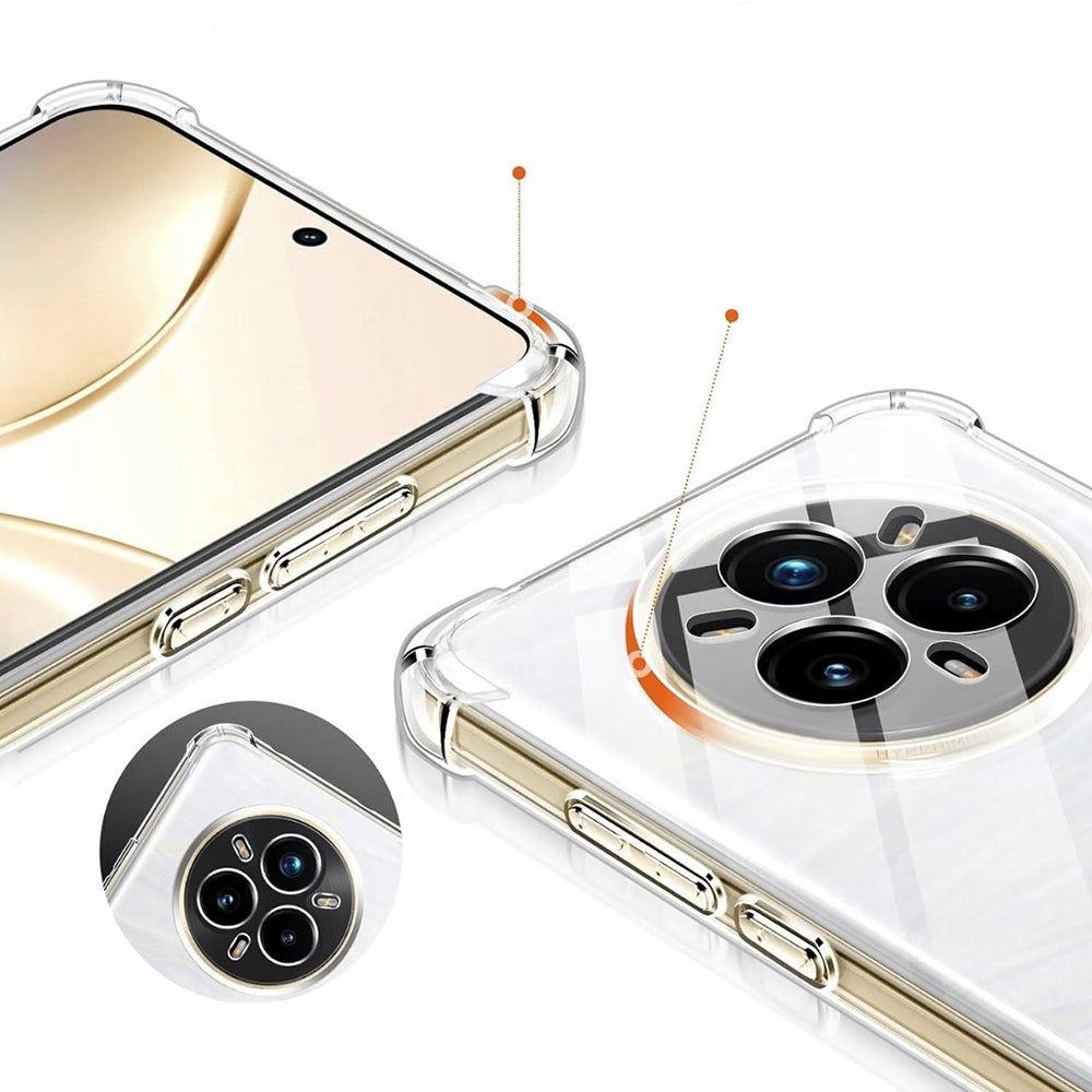 Ovitek za Realme 14 Pro+, Techsuit, Proti udarcem Prozoren