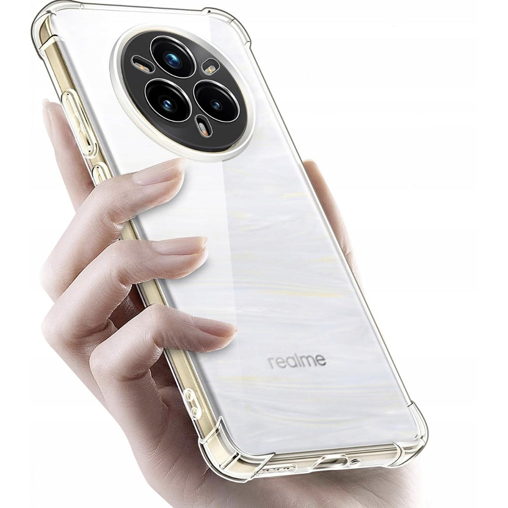 Ovitek za Realme 14 Pro+, Techsuit, Proti udarcem Prozoren