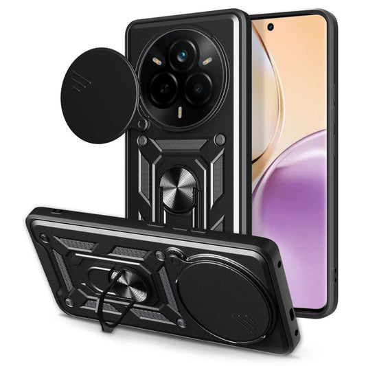 Ovitek za Realme 14 Pro, Techsuit, CamShield, Črn