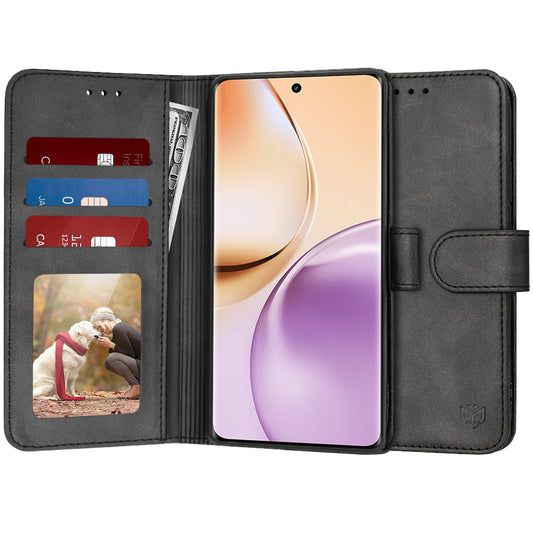 Ovitek za Realme 14 Pro, Techsuit, Diary Book, Črn